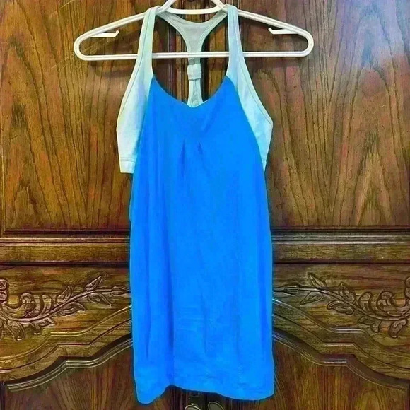 Lululemon Practice Freely Tank size 4 
Beach Blanket Blue / Aquamarine - Picture 8 of 15